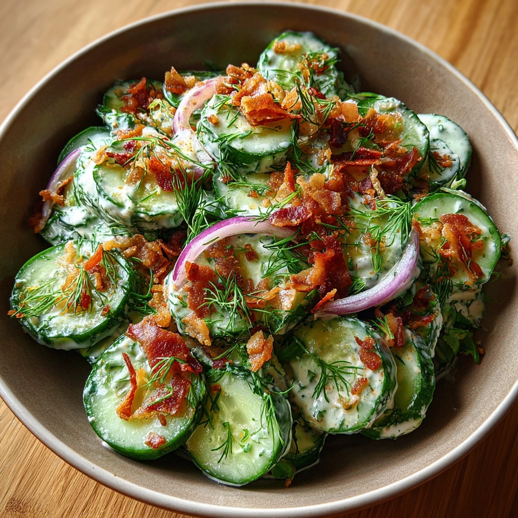 Refreshing Cucumber Ranch Crack Salad with Creamy Dressing and Crunchy Veggies