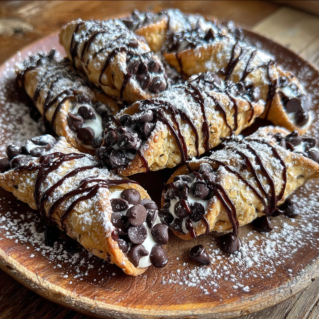 Irresistibly Sweet and Creamy Italian Cannoli Cookies with Ricotta and Chocolate