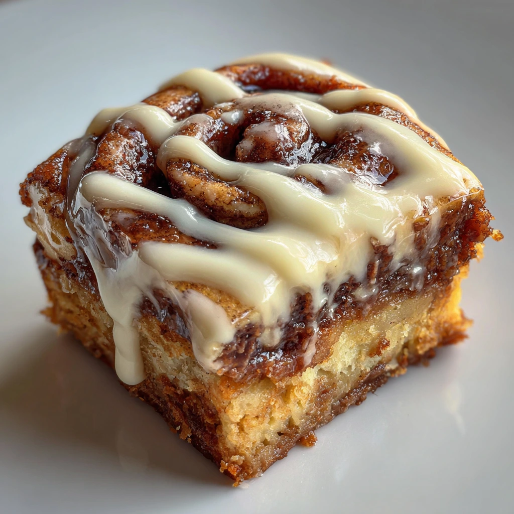 Delightful Cinnamon Roll Bliss Bars with Creamy Icing and Warm Spices