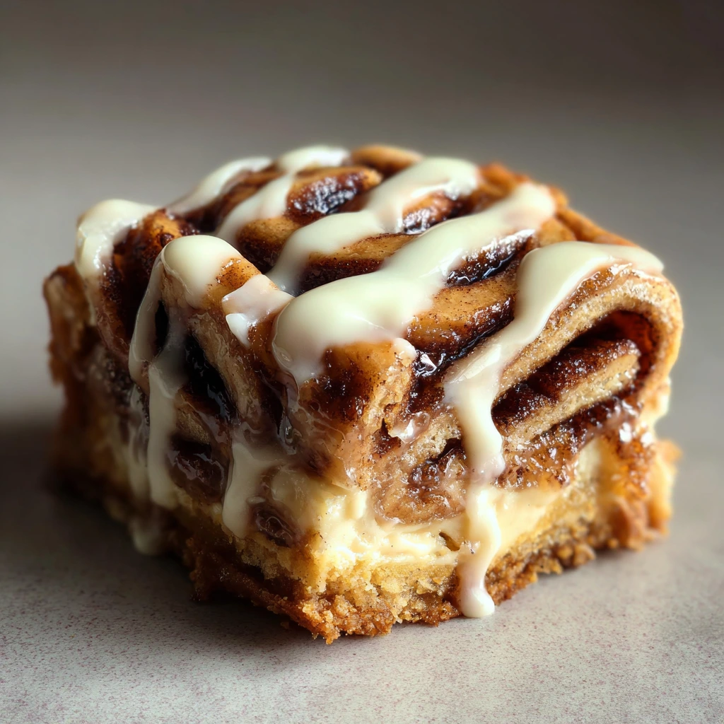 Delightful Cinnamon Roll Bliss Bars with Creamy Icing and Warm Spices