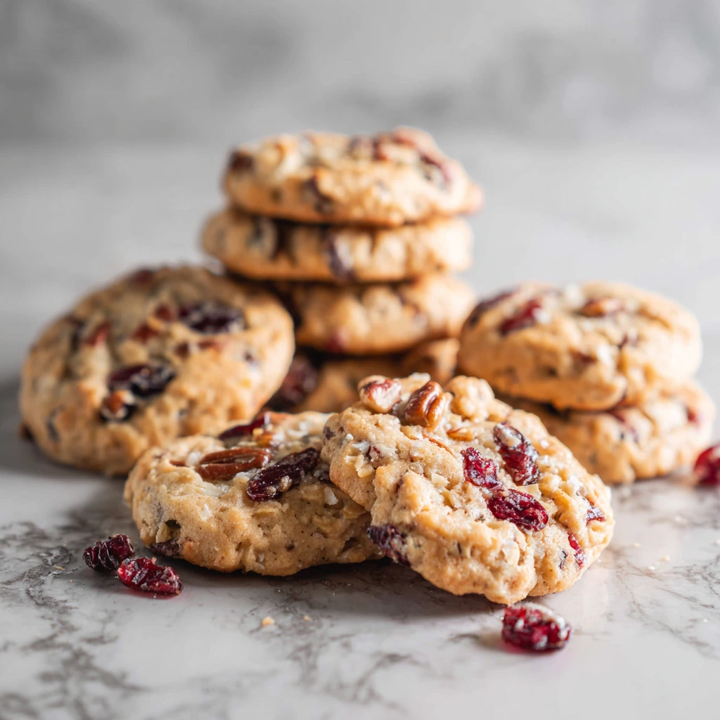 Deliciously Easy No-Bake Cranberry Pecan Praline Cookies for Any Occasion