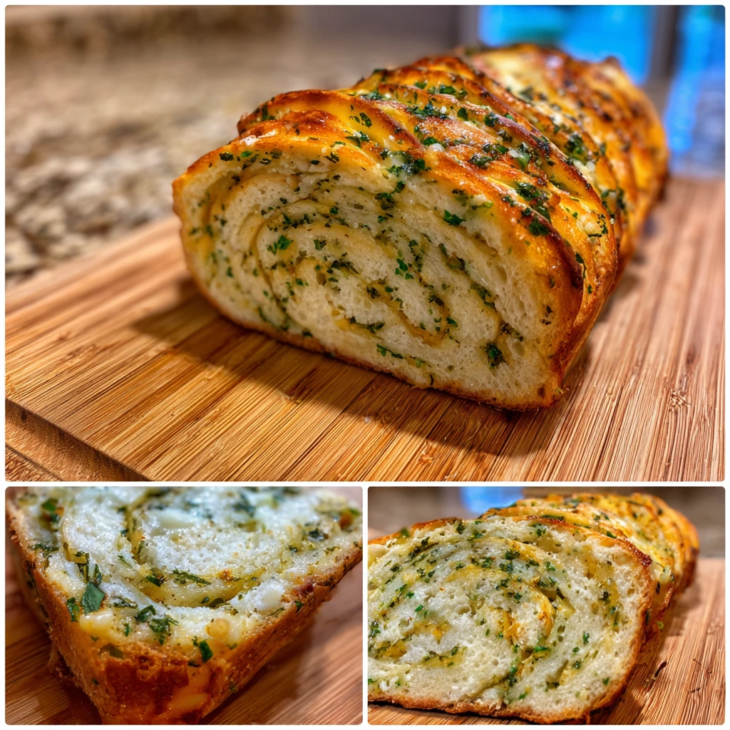 Deliciously Easy Swirled Garlic Herb and Cheese Bread Recipe for All Occasions