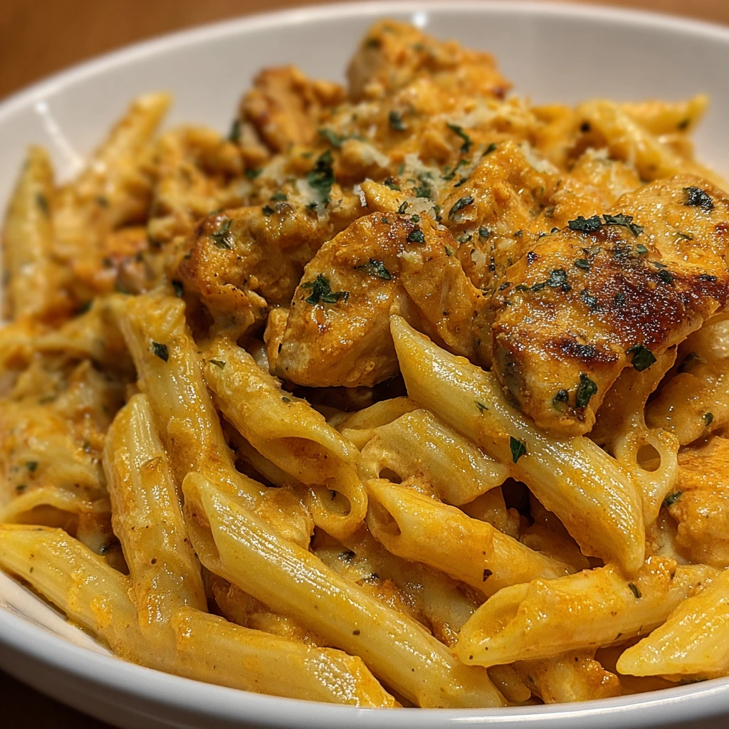 Savory Cowboy Penne with Ground Beef, Spicy Sausage, and Creamy Cheese Sauce
