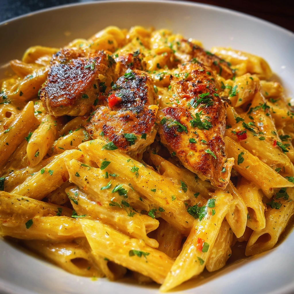 Savory Cowboy Penne with Ground Beef, Spicy Sausage, and Creamy Cheese Sauce