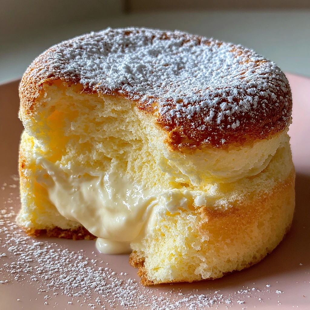 Delightfully Fluffy Japanese Cotton Cheesecake Cupcakes with Cream Cheese and Eggs