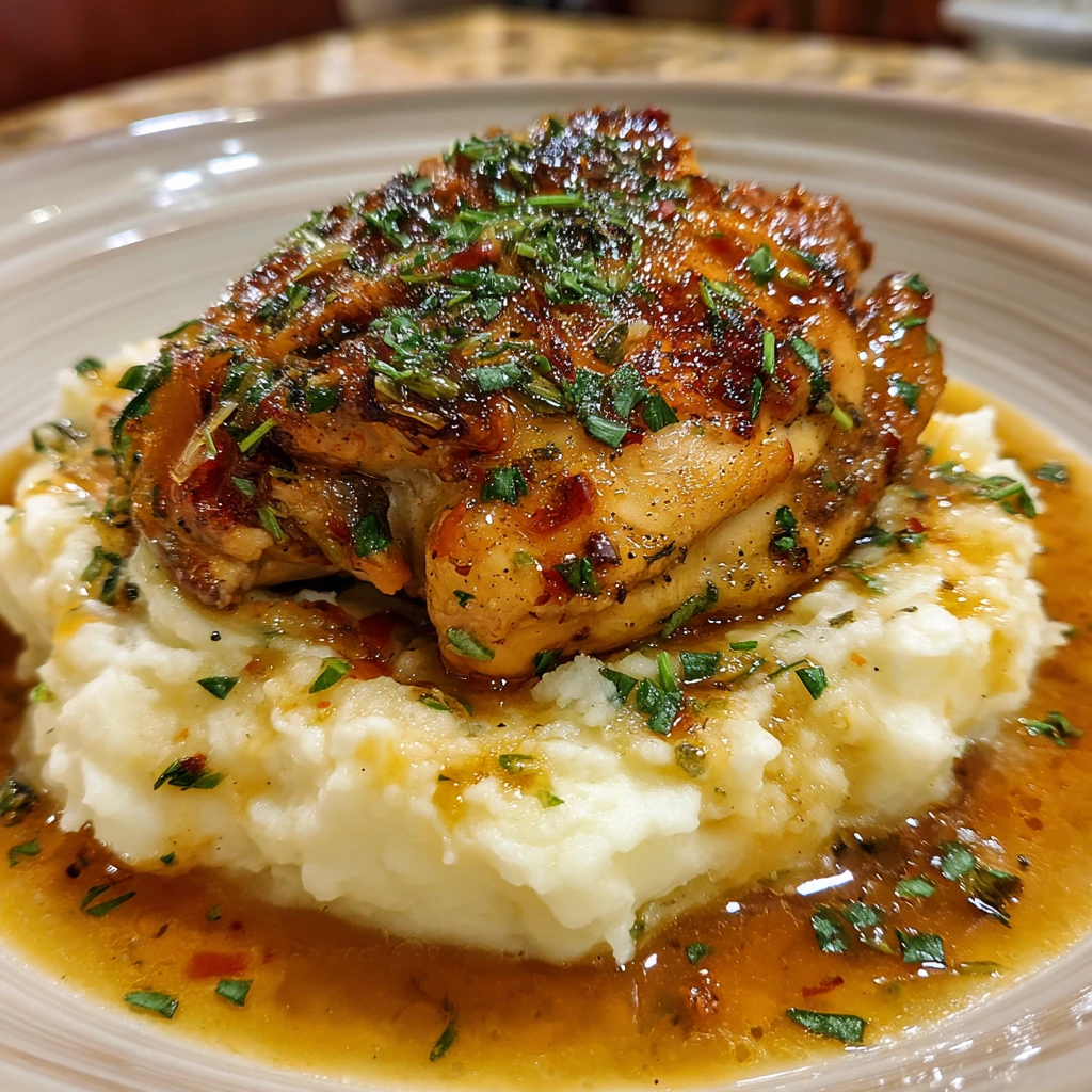 Savory Garlic Herb Chicken with Lemon and Fresh Parsley
