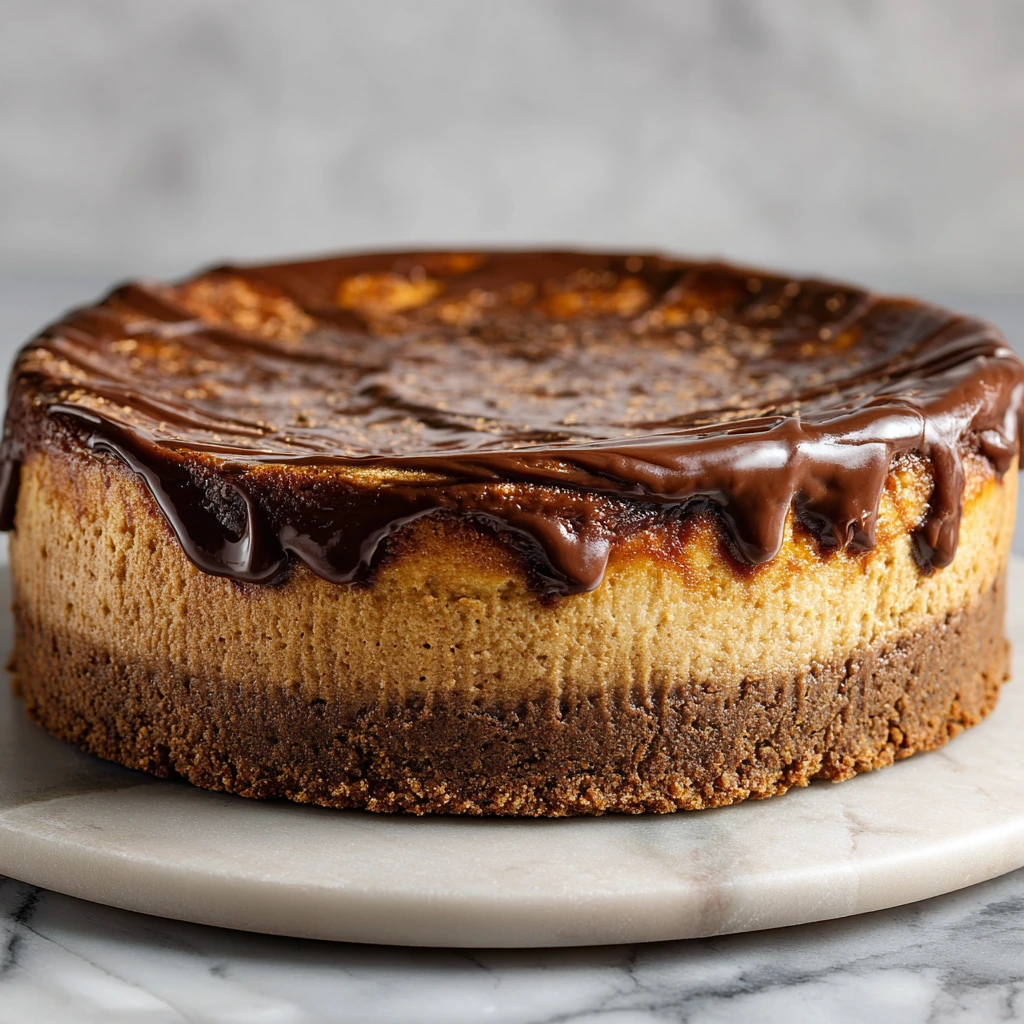Decadent Gingerbread Cheesecake with Spiced Shortbread Crust