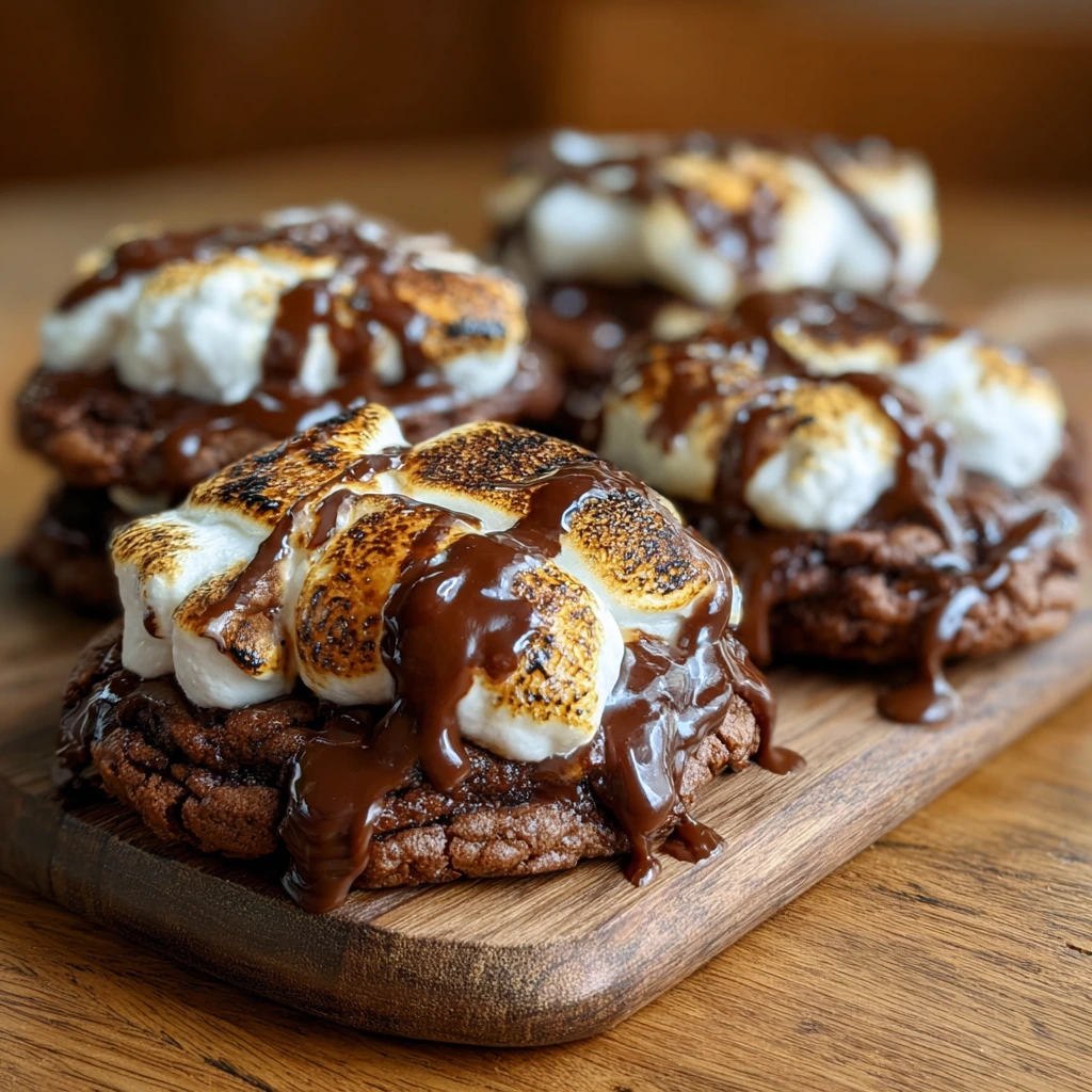 Decadent Gooey Hot Chocolate Cookies with Melting Chocolate Chips