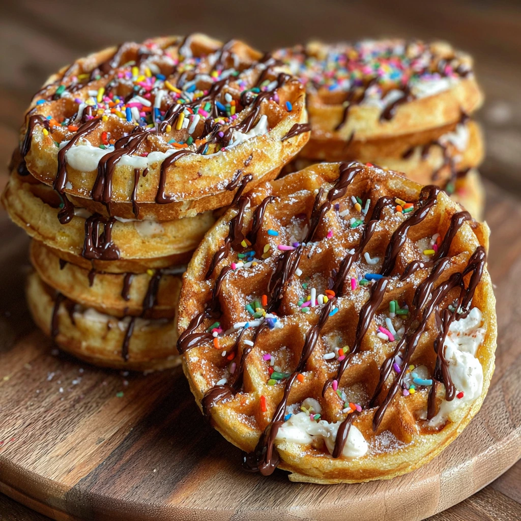 Deliciously Guilt-Free Fluffy Donut Chaffles for Sweet Cravings