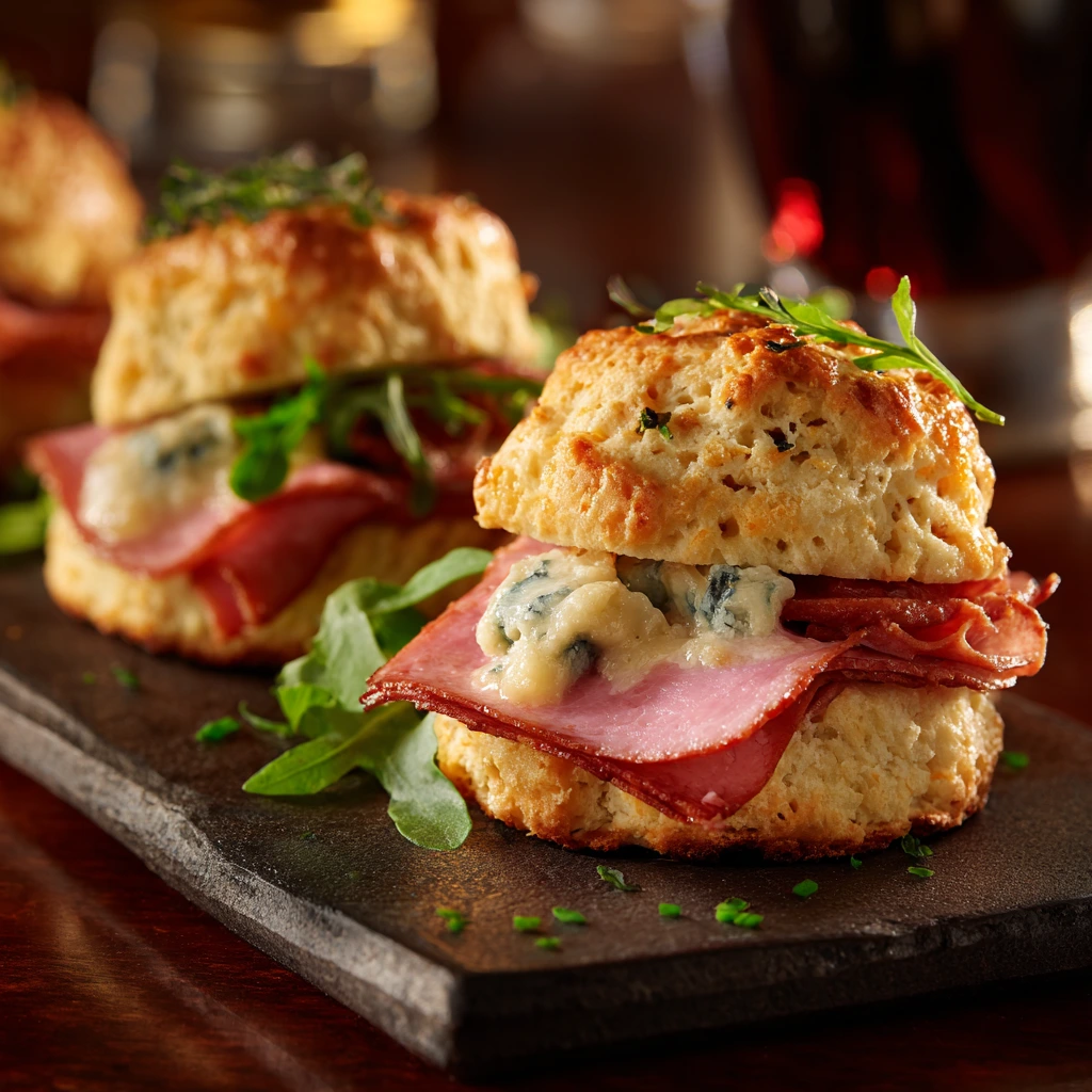 Savory Ham and Cheese Butter Swim Biscuits for Any Occasion
