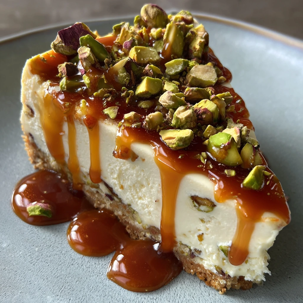 Decadent Heavenly Pistachio White Chocolate Cheesecake Delight