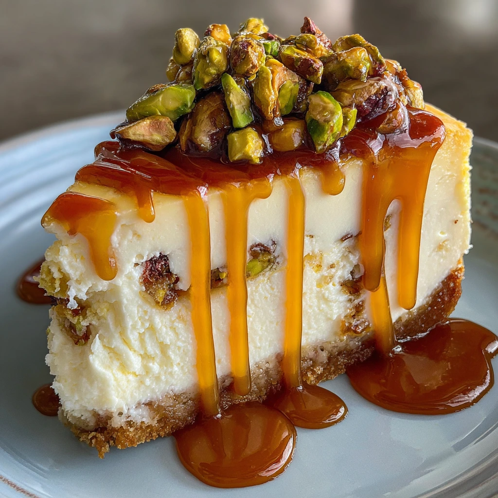 Decadent Heavenly Pistachio White Chocolate Cheesecake Delight