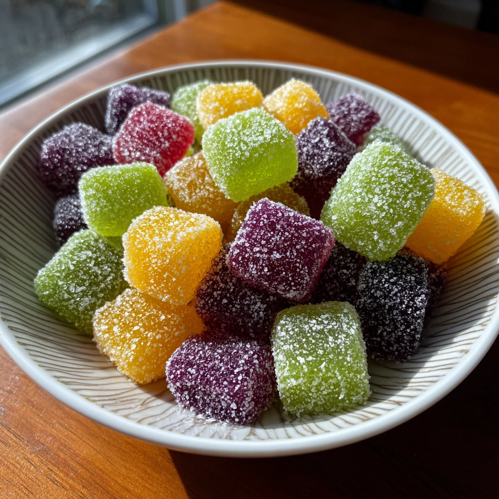 Deliciously Chewy Homemade Gumdrops with Vibrant Flavors and Colors