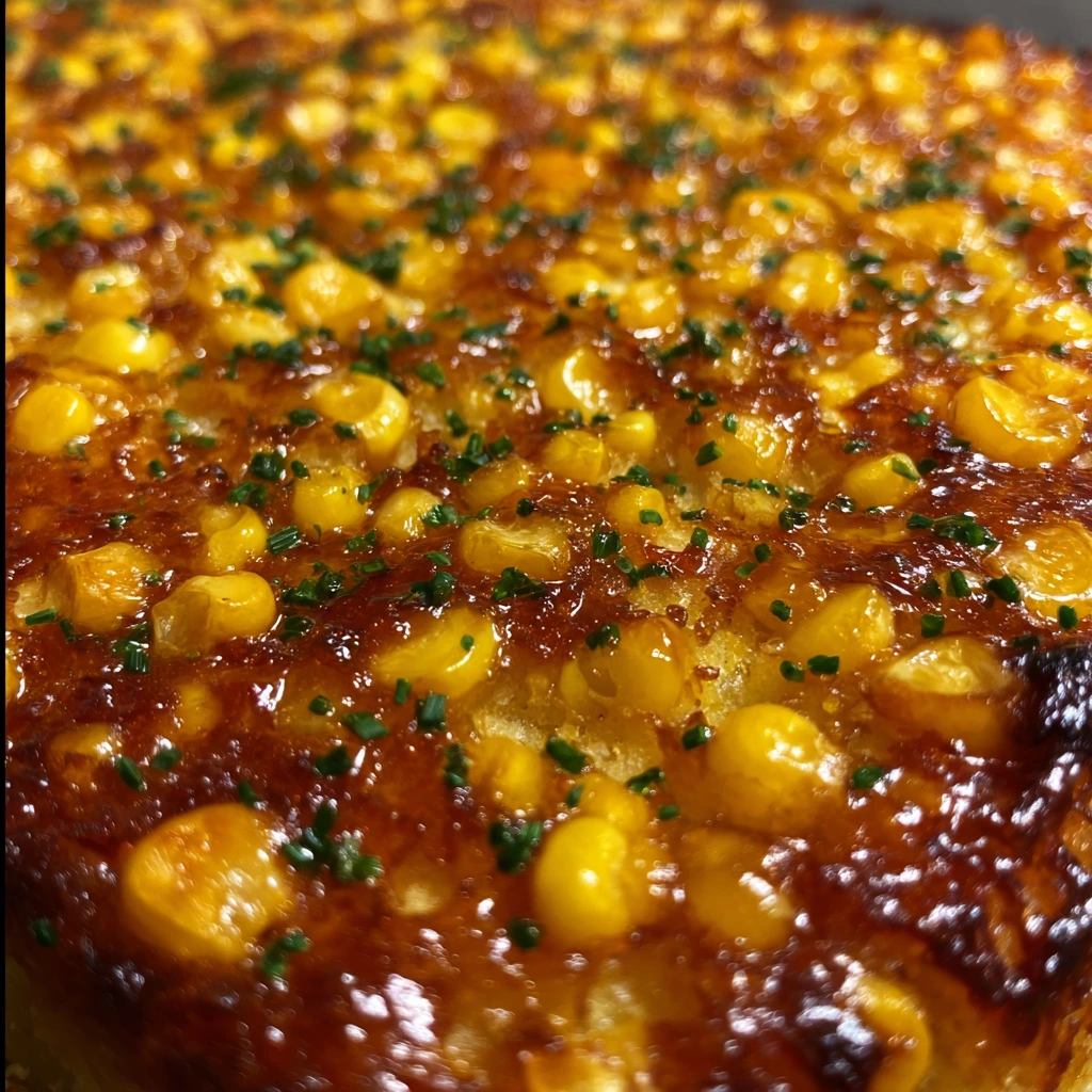 Deliciously Sweet Honey Glazed Corn Casserole with Creamy Texture