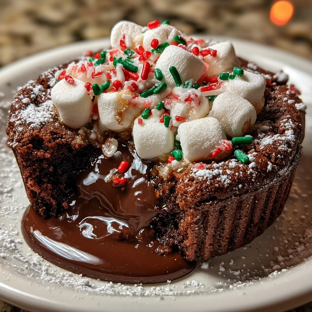 Decadent Hot Chocolate Cookie Cups Filled with Marshmallow Delight
