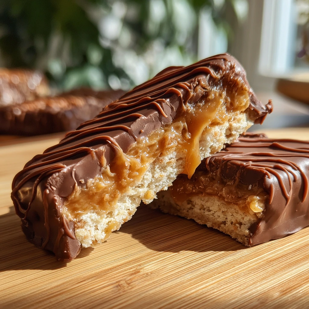 Decadent Homemade Twix Bars with Rich Caramel and Crunchy Shortbread