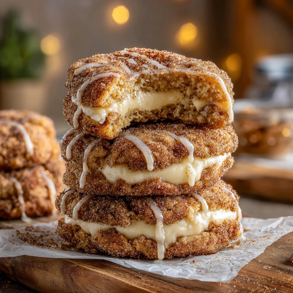 Delightfully Irresistible Churro Cheesecake Cookies with Cinnamon Sugar Swirl