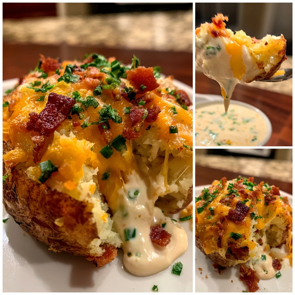 Crispy Jalapeno Popper Smashed Potatoes with Creamy Cheese and Bacon