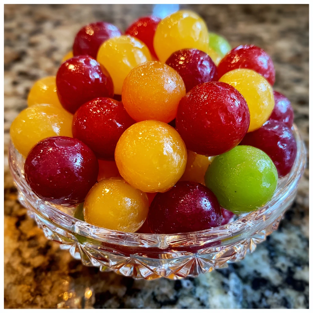 Sweet and Tangy Jolly Rancher Candied Grapes for a Colorful Treat