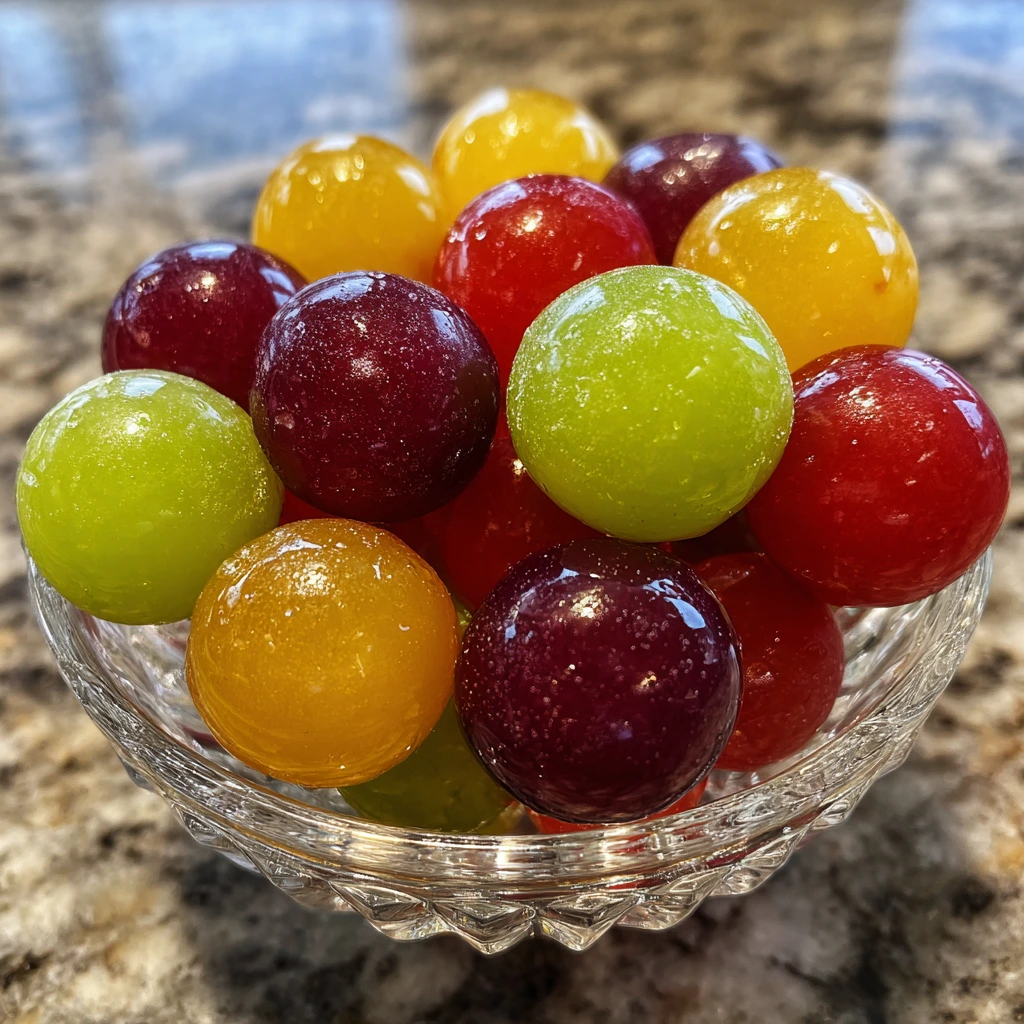 Sweet and Tangy Jolly Rancher Candied Grapes for a Colorful Treat
