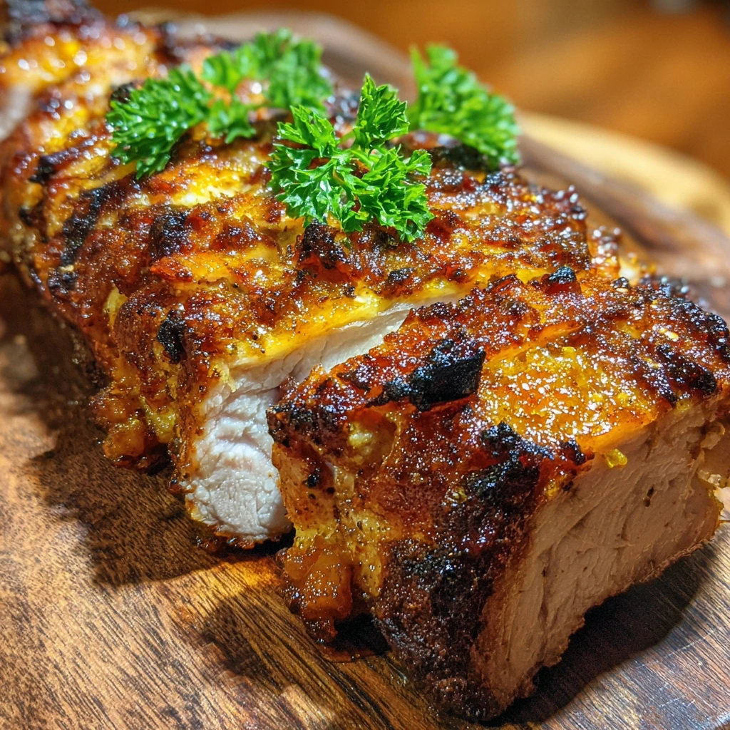 Succulent Cuban Mojo Marinated Pork Lechon Asado with Citrus and Garlic