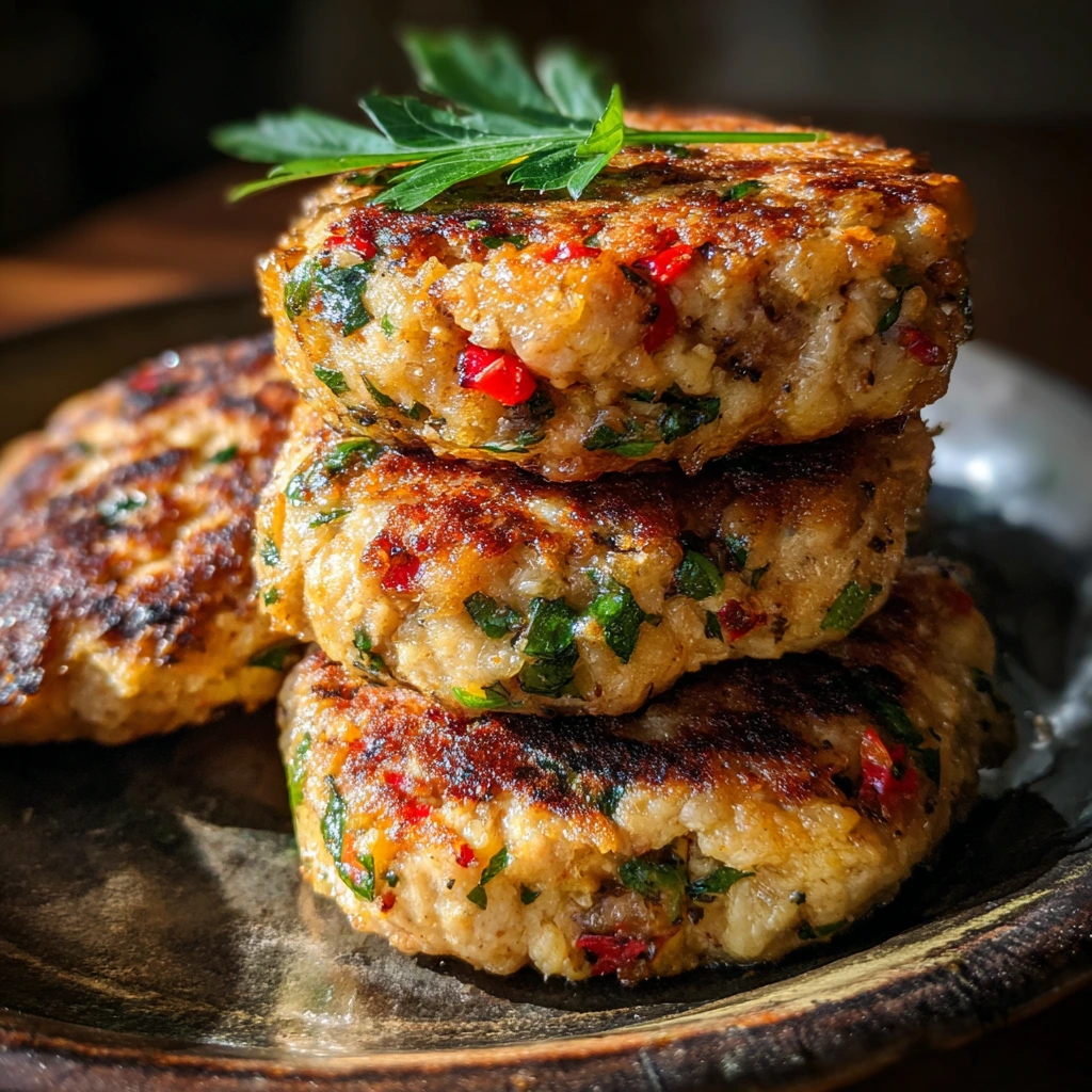 Flavorful Juicy Greek Chicken Burgers with Tzatziki and Feta