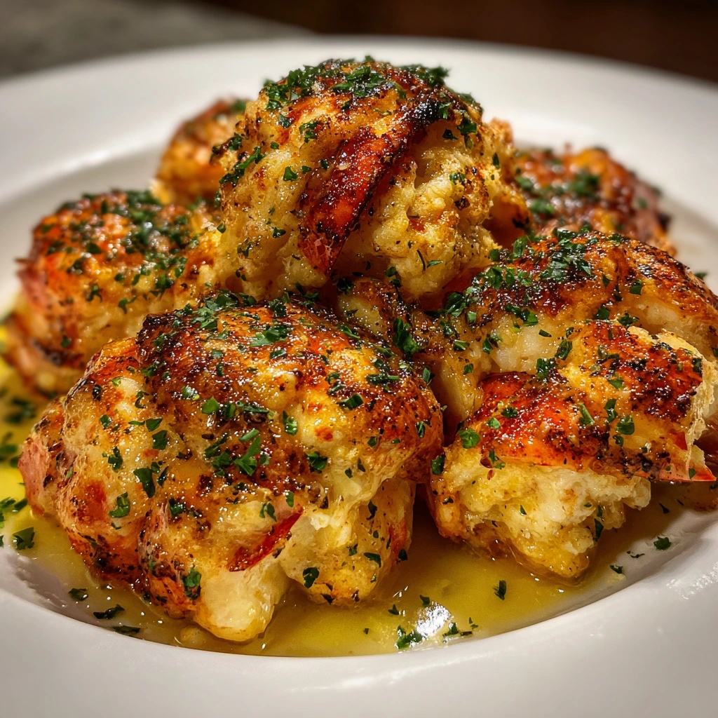Decadent Lobster & Crab Butter Bombs with Herbed Garlic Delight