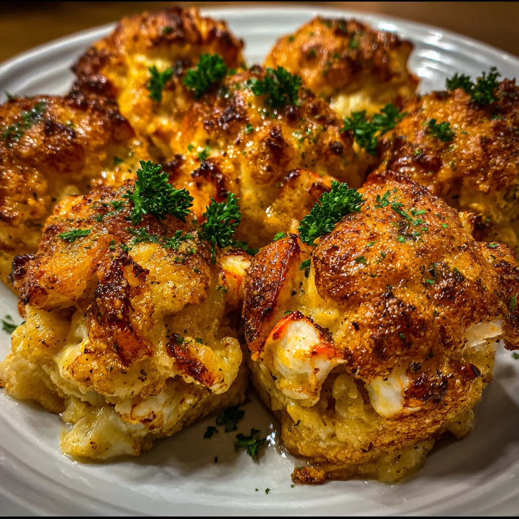 Decadent Lobster & Crab Butter Bombs with Herbed Garlic Delight