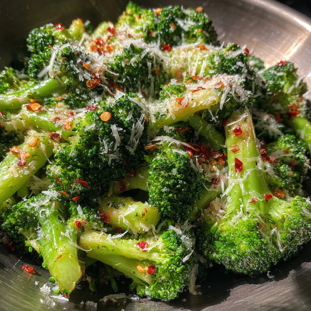 Savory Longhorn Steakhouse-Inspired Garlic Parmesan Broccoli Side Dish