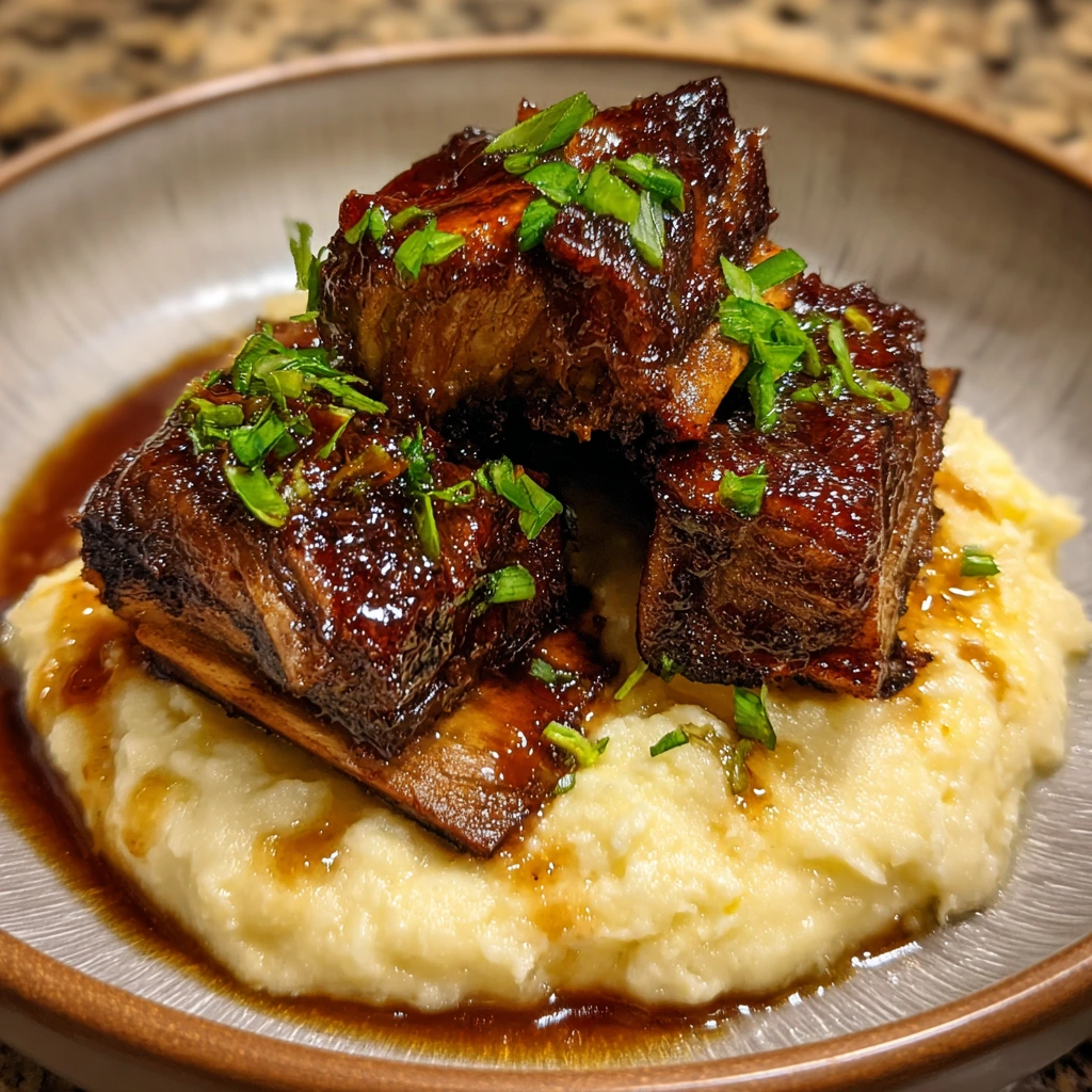 Sweet and Savory Maple-Bourbon Glazed Short Ribs with a Tender Finish