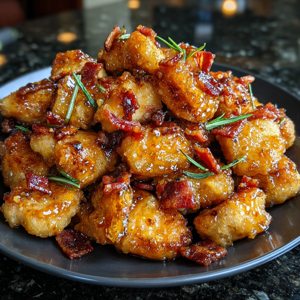 Savory Maple Bacon Chicken Bites with a Sweet and Spicy Glaze