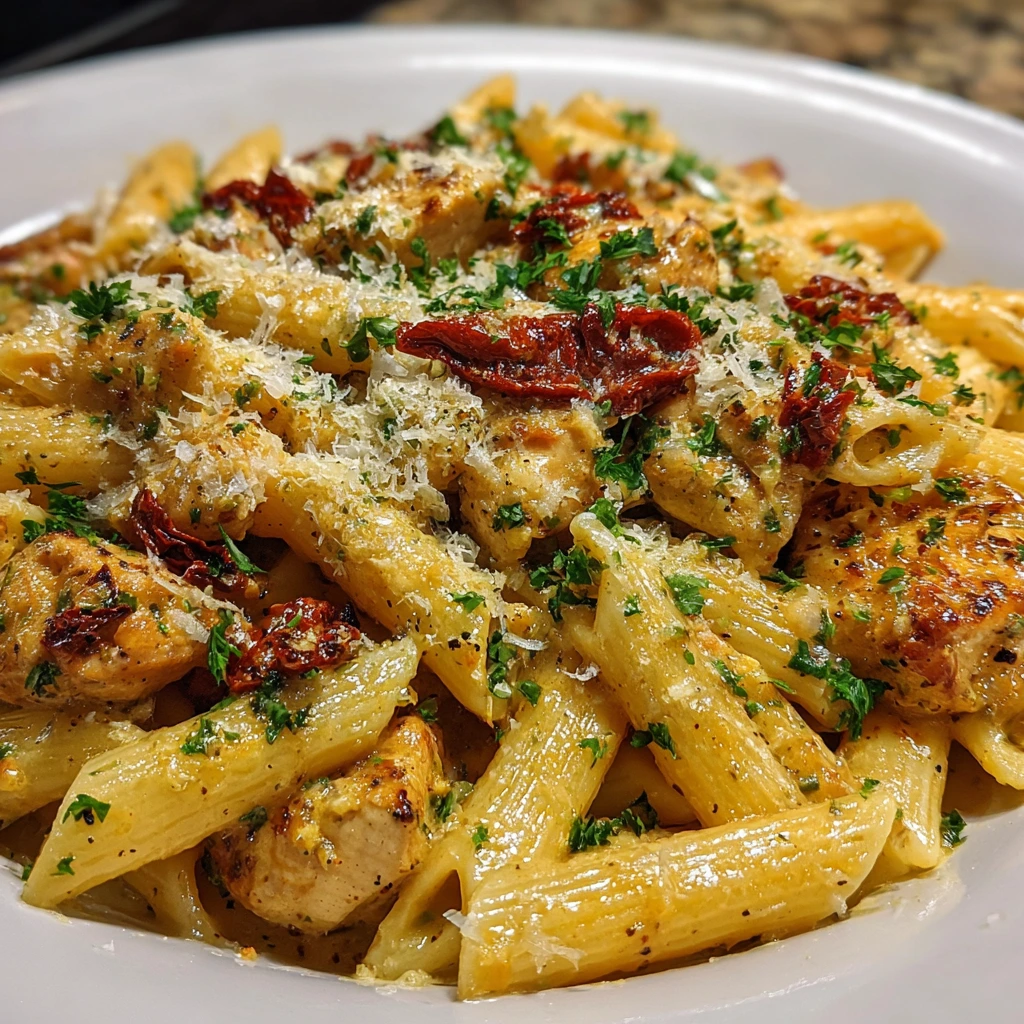 Irresistibly Creamy Marry Me Chicken Pasta with Garlic, Spinach, and Sun-Dried Tomatoes