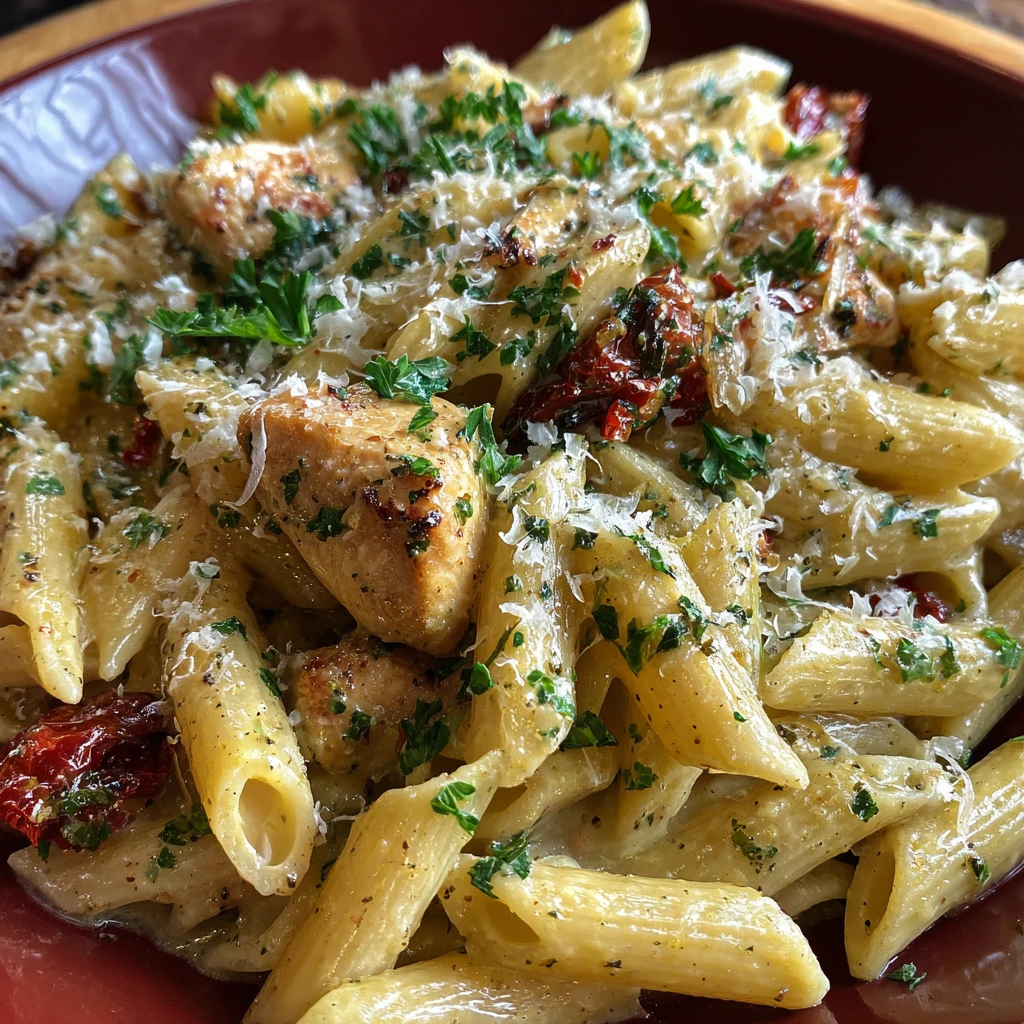 Irresistibly Creamy Marry Me Chicken Pasta with Garlic, Spinach, and Sun-Dried Tomatoes