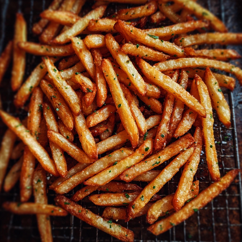 Crispy Mashed Potato Fries with Garlic and Herb Seasoning