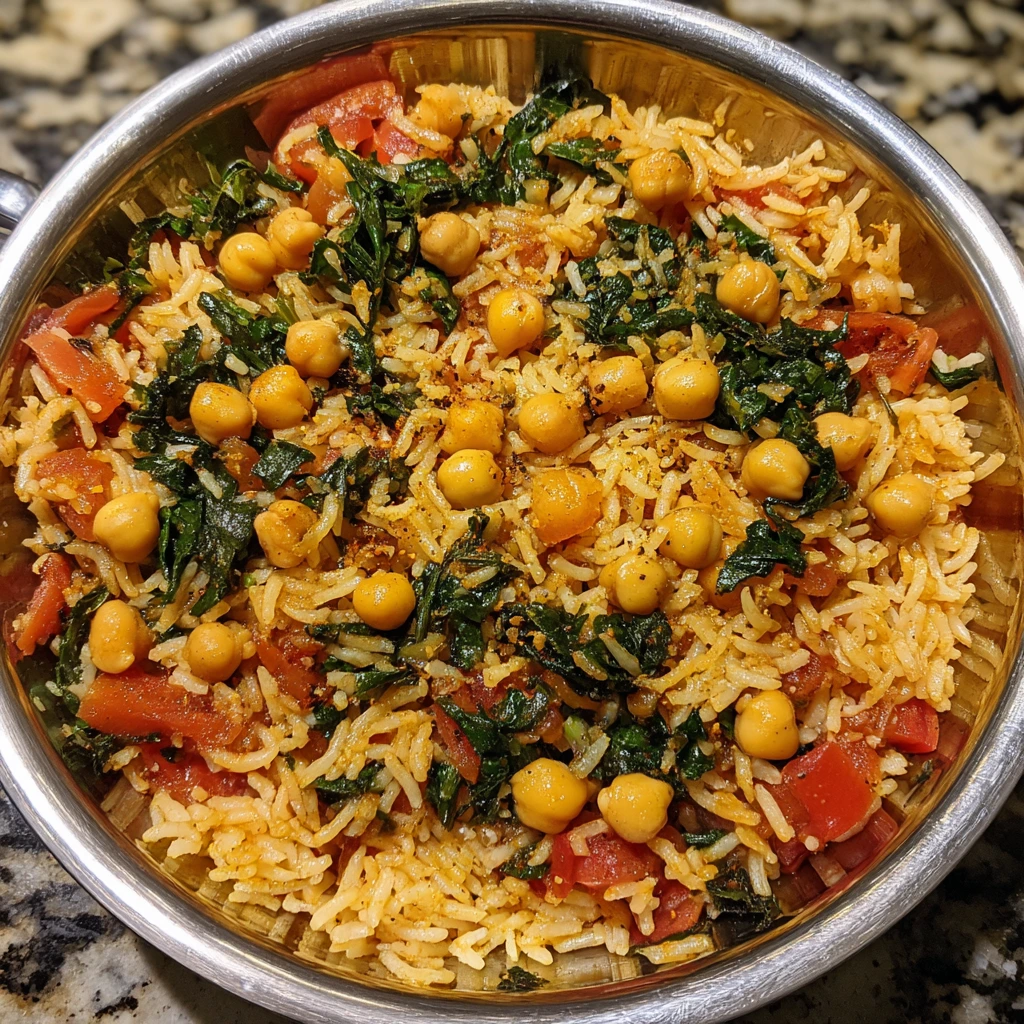 Delightfully Savory Mediterranean Rice and Beans with Fresh Herbs