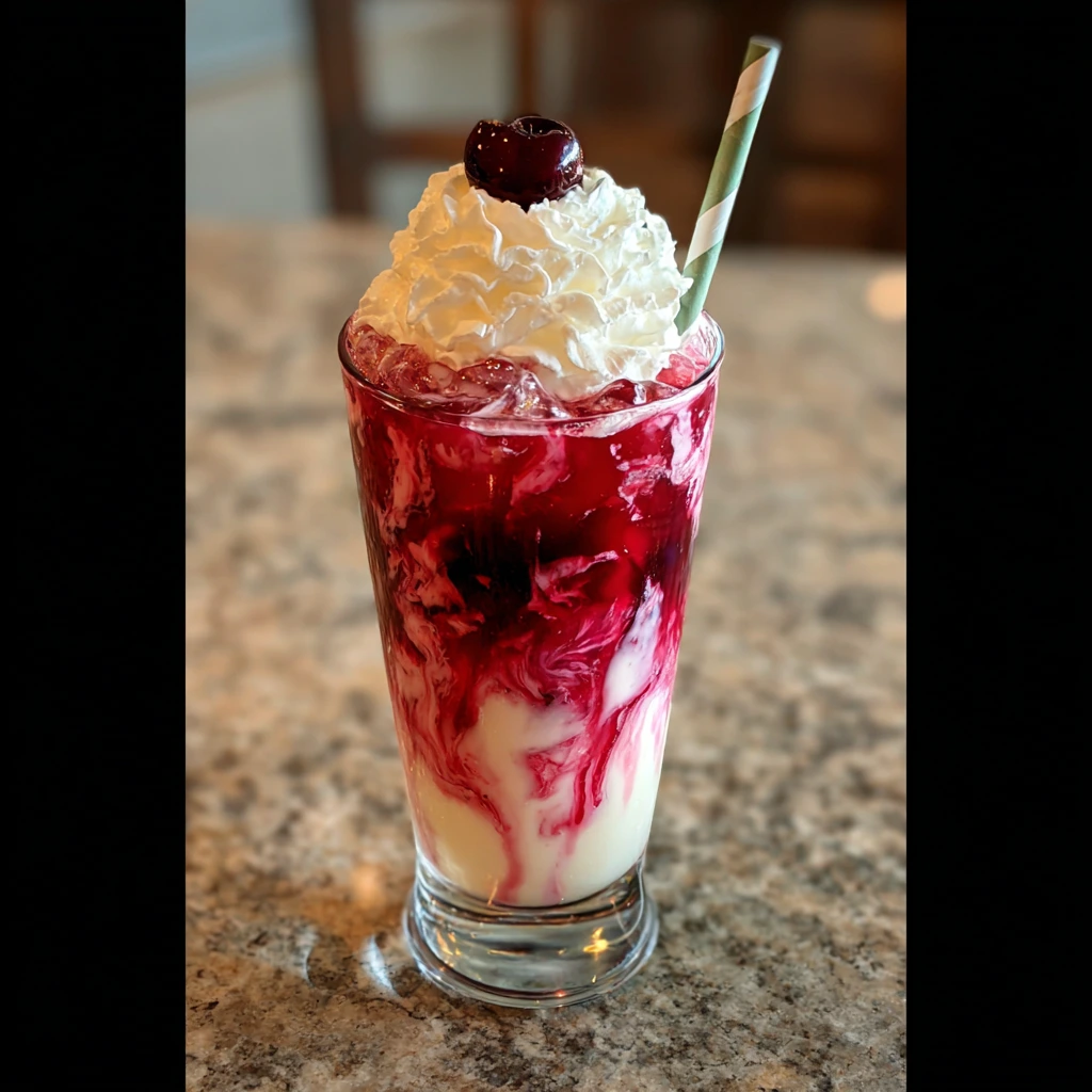 Delightfully Refreshing Midnight Malibu Dirty Soda with Coconut and Lime