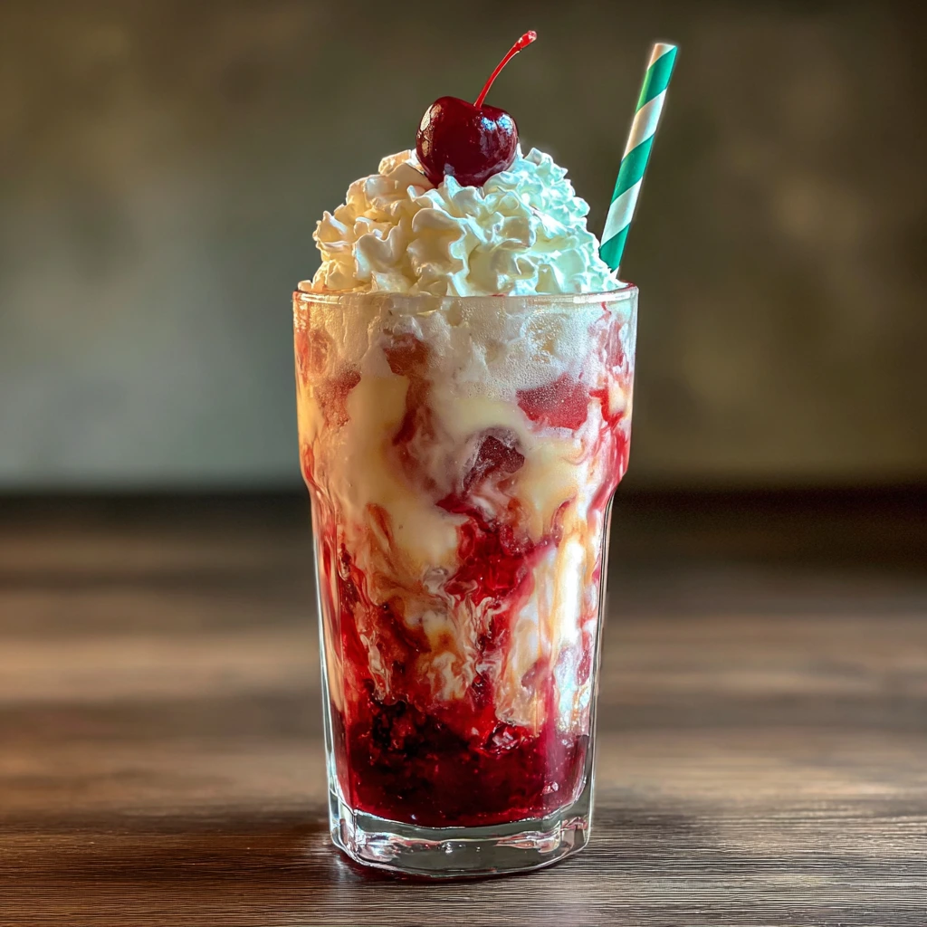 Delightfully Refreshing Midnight Malibu Dirty Soda with Coconut and Lime