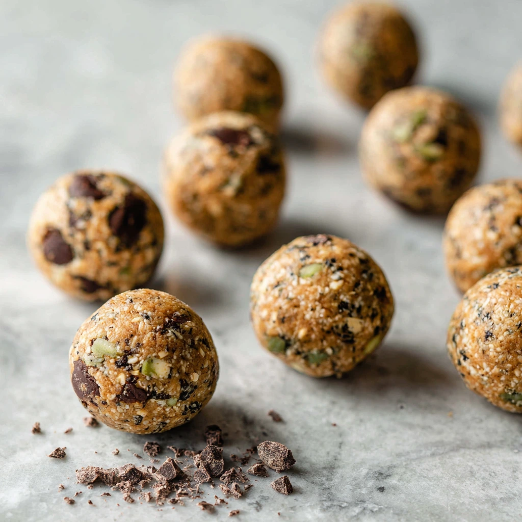 Delicious Mint Chocolate Chip Protein Balls for a Healthy Snack