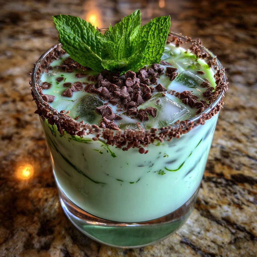 Indulgent Mint Chocolate Chip White Russian Cocktail for Every Celebration
