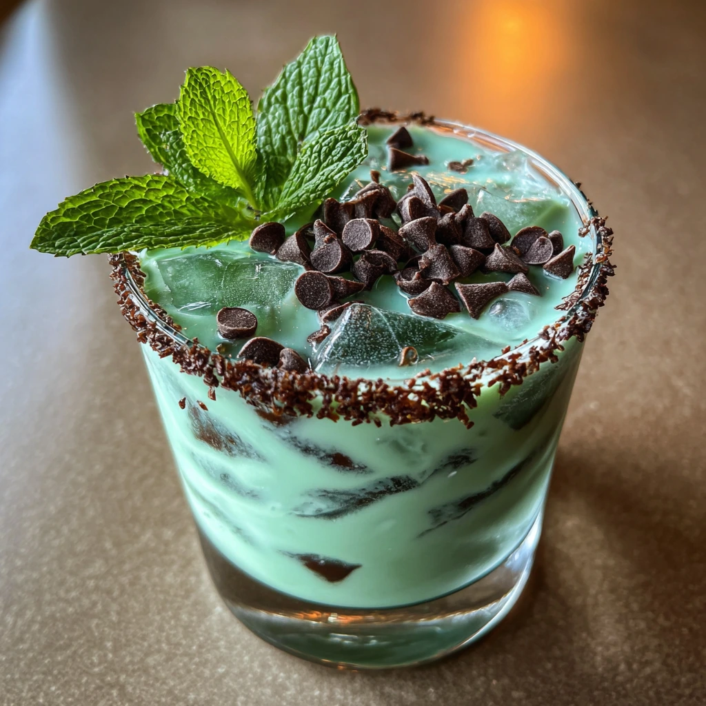 Indulgent Mint Chocolate Chip White Russian Cocktail for Every Celebration