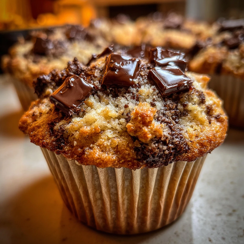 Decadent Double Chocolate Muffins with Rich Dark Cocoa and Chocolate Chips