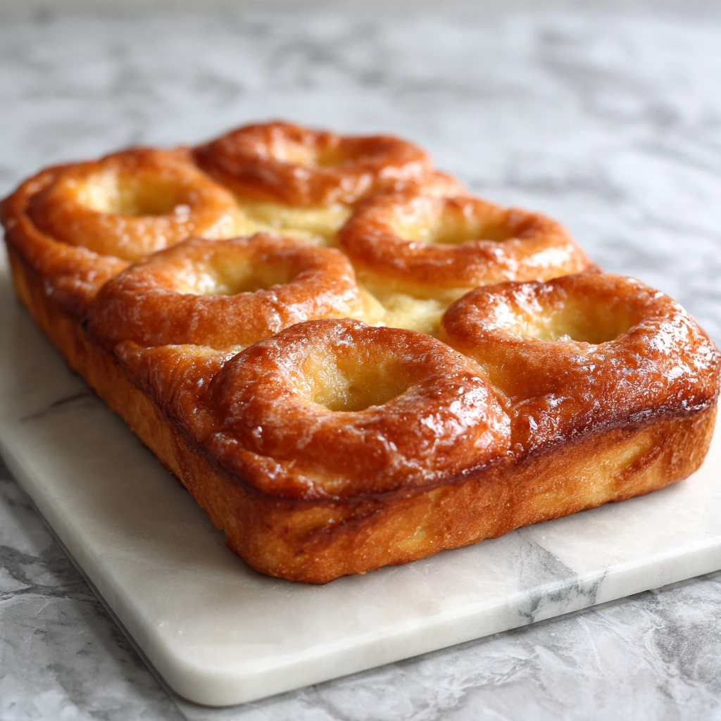 Decadent No-Fry Donut Focaccia Bake with Cinnamon and Vanilla