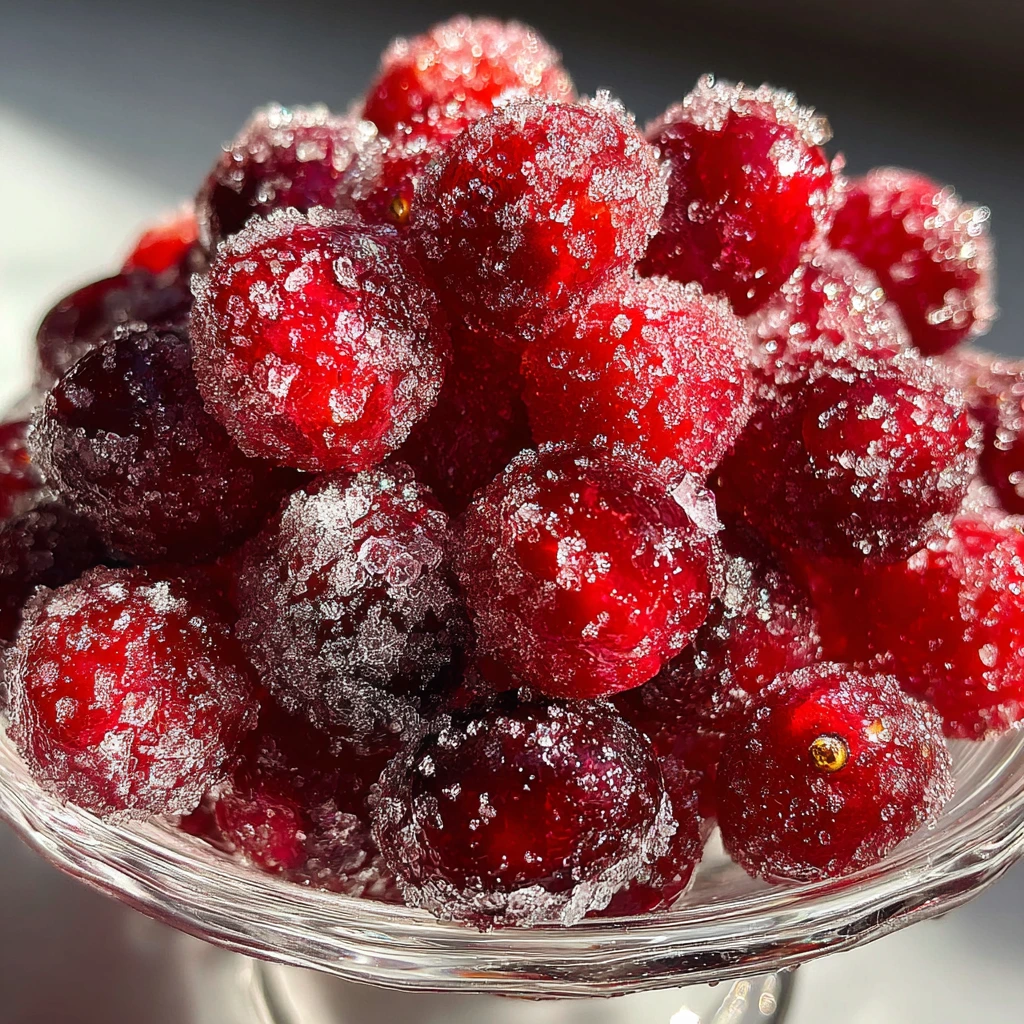 Deliciously Sweet Orange Vanilla Candied Cranberries for Festive Celebrations
