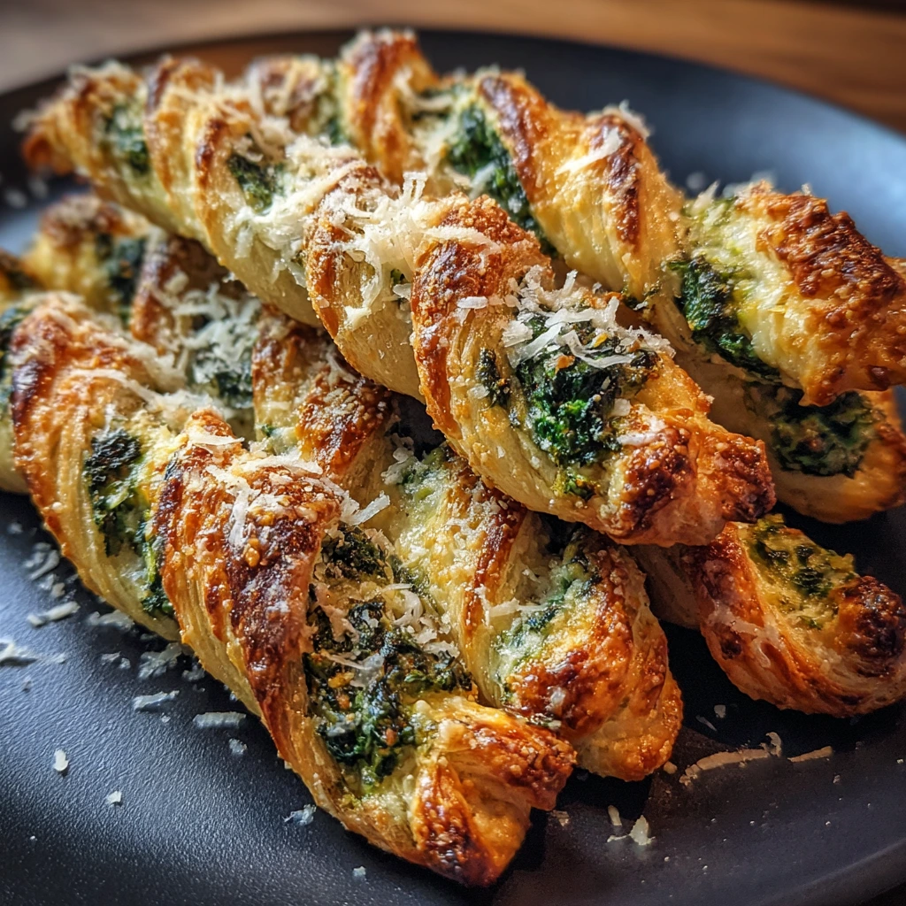 Delicious Parmesan and Spinach Cheese Twists for Every Occasion