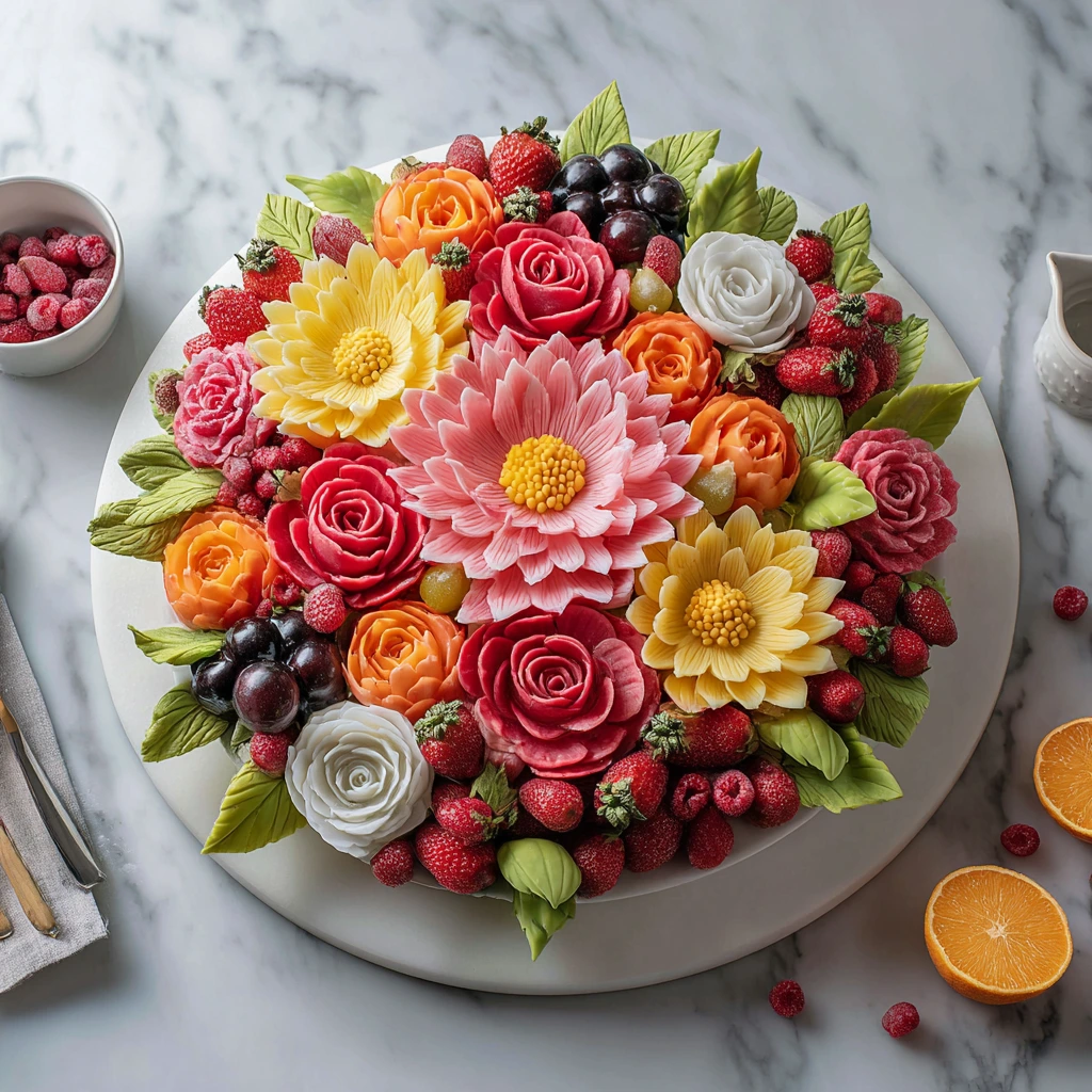 Delicious Pear and Honey Ricotta Toast with Crunchy Nuts and Fresh Herbs