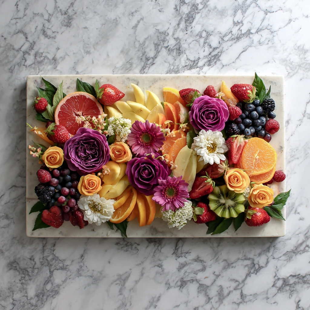 Delicious Pear and Honey Ricotta Toast with Crunchy Nuts and Fresh Herbs