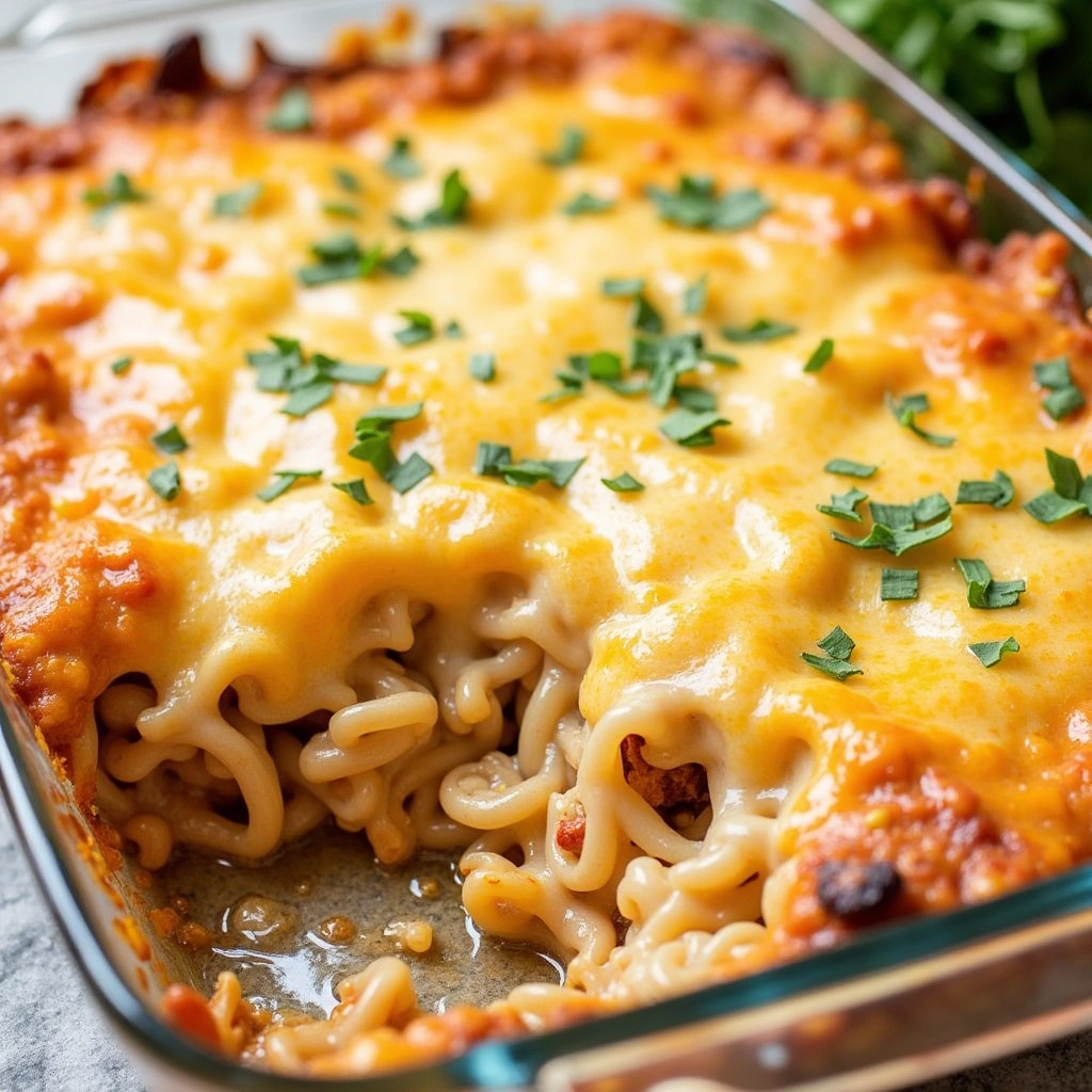 Philly Cheesesteak Pasta Bake - tertiary view