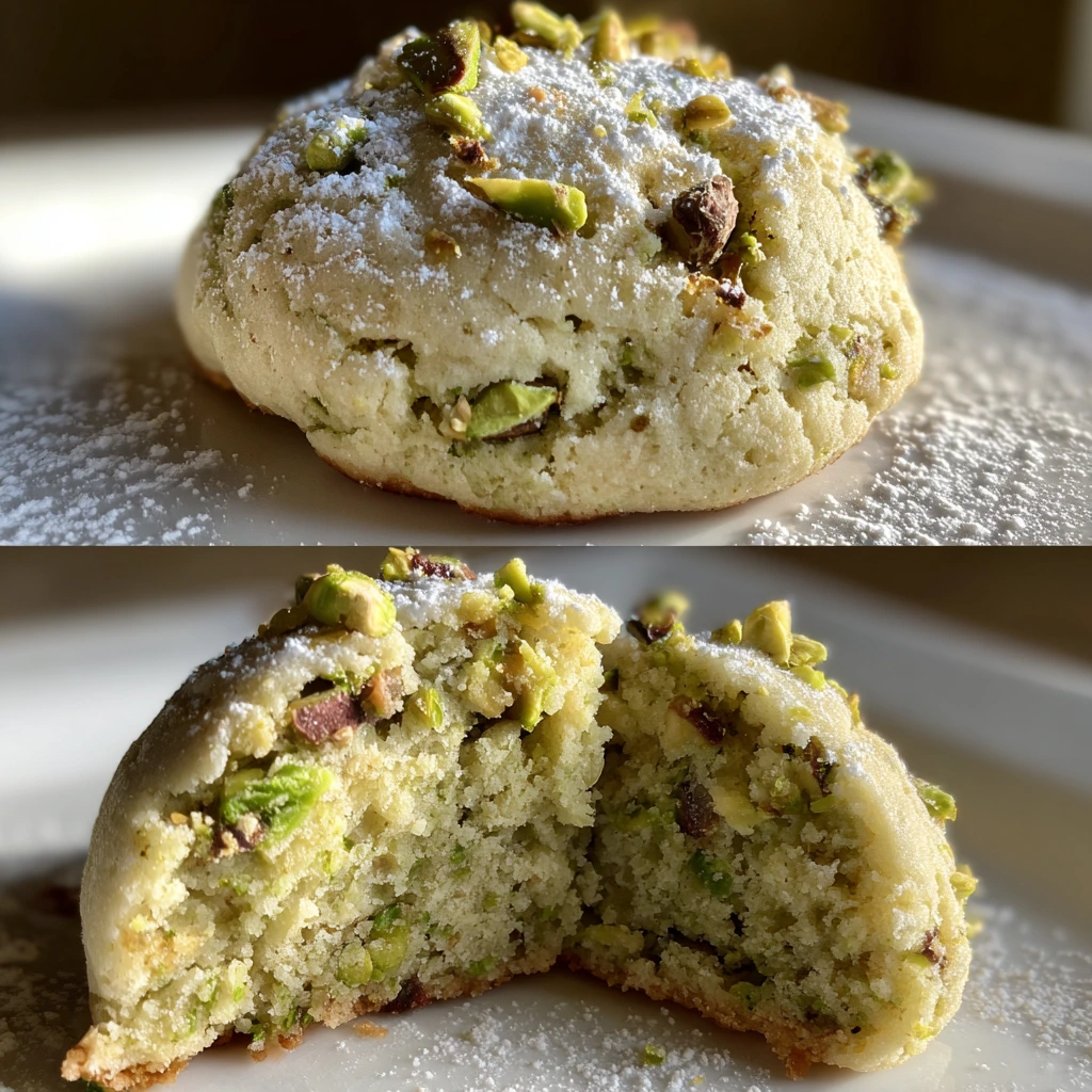 Deliciously Delightful Pistachio Wedding Cookies with a Sweet Almond Twist