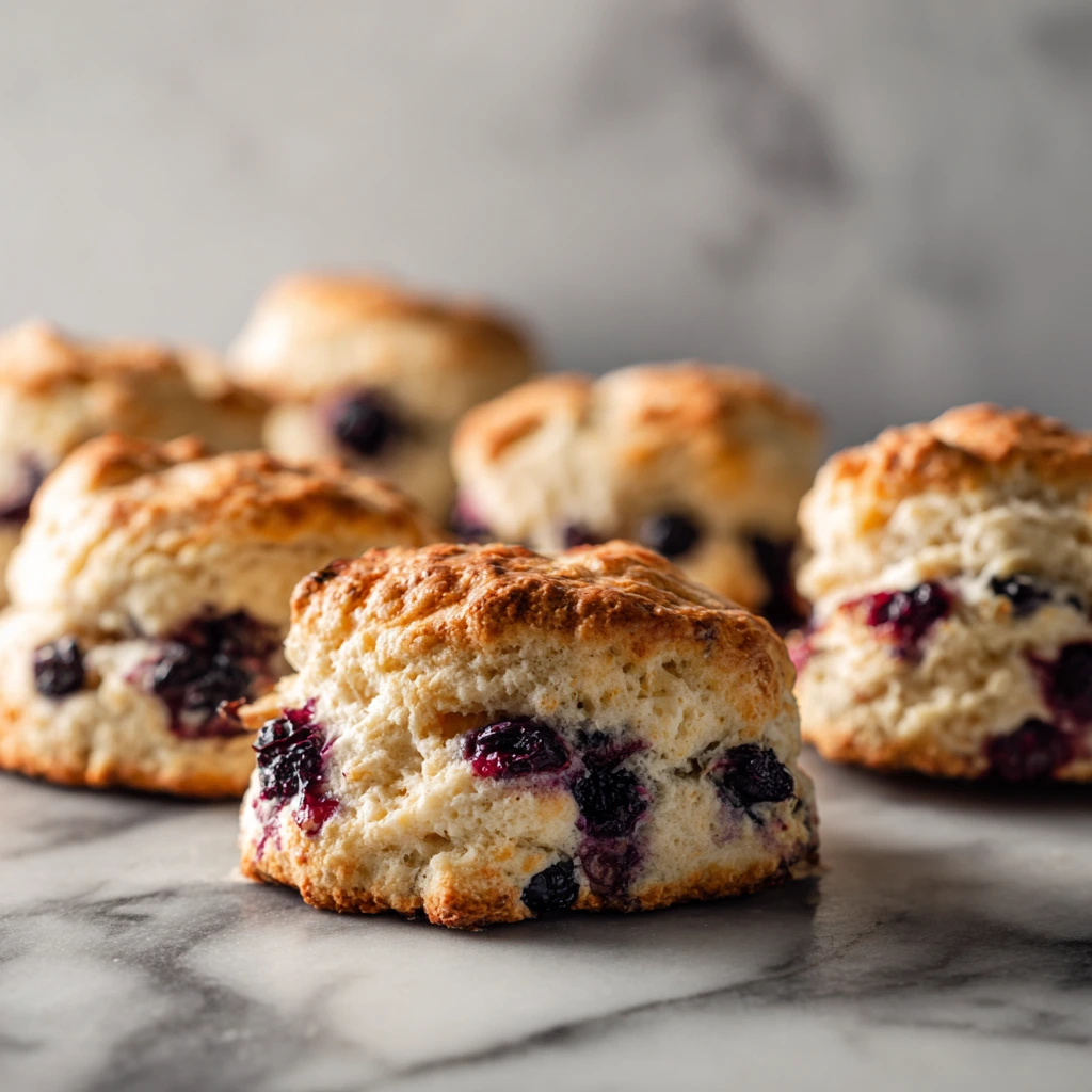 Deliciously Quick Buttery Blueberry Biscuits for Any Occasion