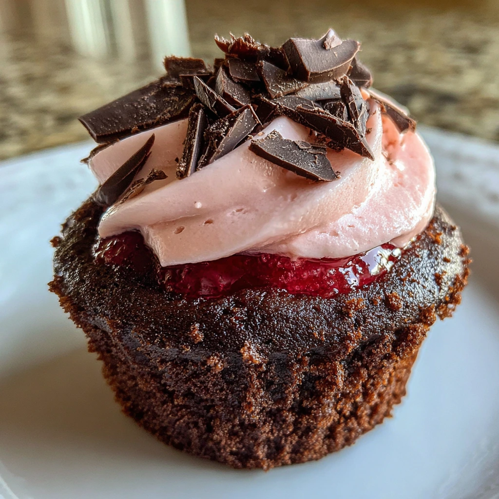 Decadent Raspberry Chocolate Lava Cupcakes with Velvety Ganache Center